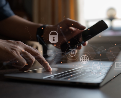 Cybersecurity Online Data Protection And Information Security Concept