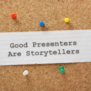 The,Phrase,Good,Presenters,Are,Storytellers,On,A,Memo,Pinned